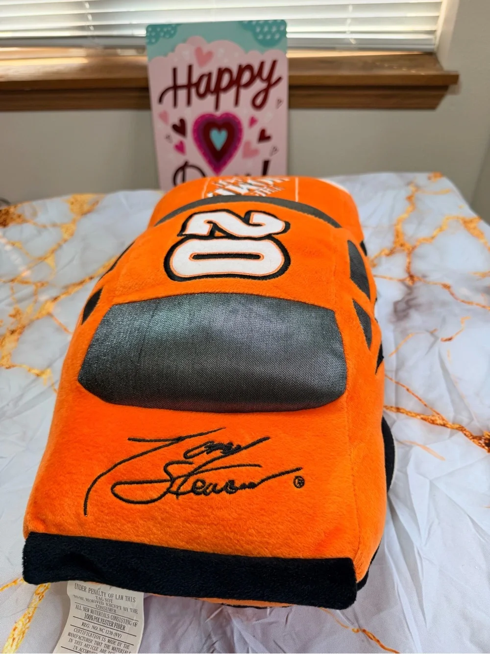 NASCAR Tony Stewart Home Depot pillow